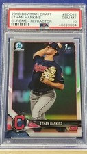 Ethan Hankins - 2018 Bowman Chrome Draft Refractor   PSA 10  