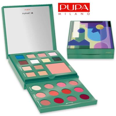Trousse PUPA Milan Pupart M Make Up Kit Farbpalette Augen Lippen Gesicht Made IN
