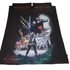 Disney Star Wars Doble Edredón Completo 2 Fundas de Almohada 72x86 Ropa de Cama The Last Jedi