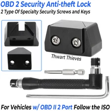OBD II Port Lock Tool OBD2 Security Anti-theft Kit Block Access To OBD Connector