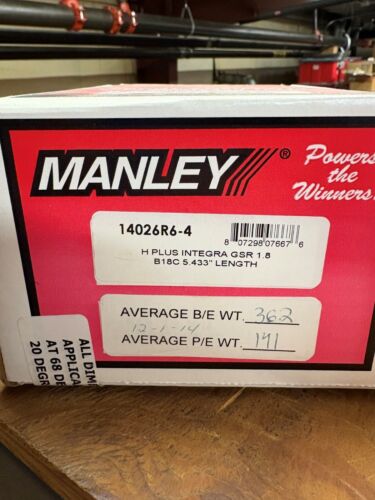 Acua Integra GSR 1.8 Manley H-Beam rods w/625