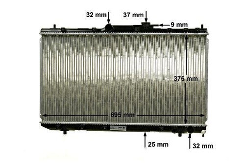 MAHLE Radiator For TOYOTA Avensis 97-03 164000B030 - Picture 10 of 10