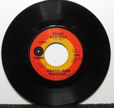 GRAND FUNK RAILROAD FEELIN' ALRIGHT/I WANT FREEDOM (VG+) 3095 45 RECORD