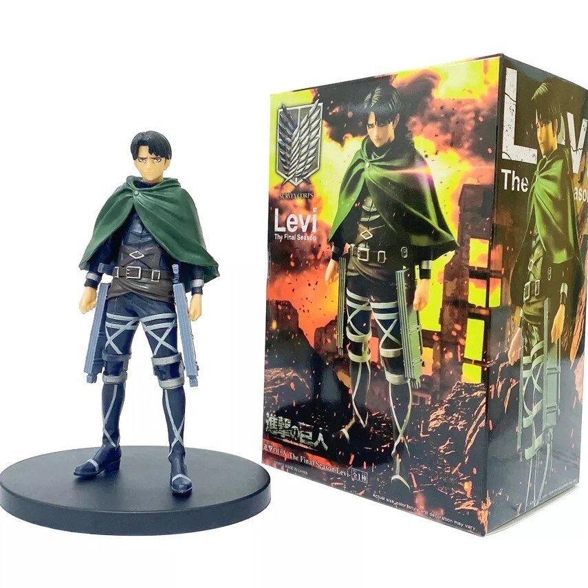 La Ataque De Los Titanes Figura Levy Shingeki No Kyojin Colecciones Manga 15 Cm