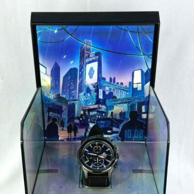 Casio Edifice ネオンナイト EFR-S567CPL-1AUPRC Casio Edifice Neon Night Limited Edition Series EFR-S567CPL-1AUPRC