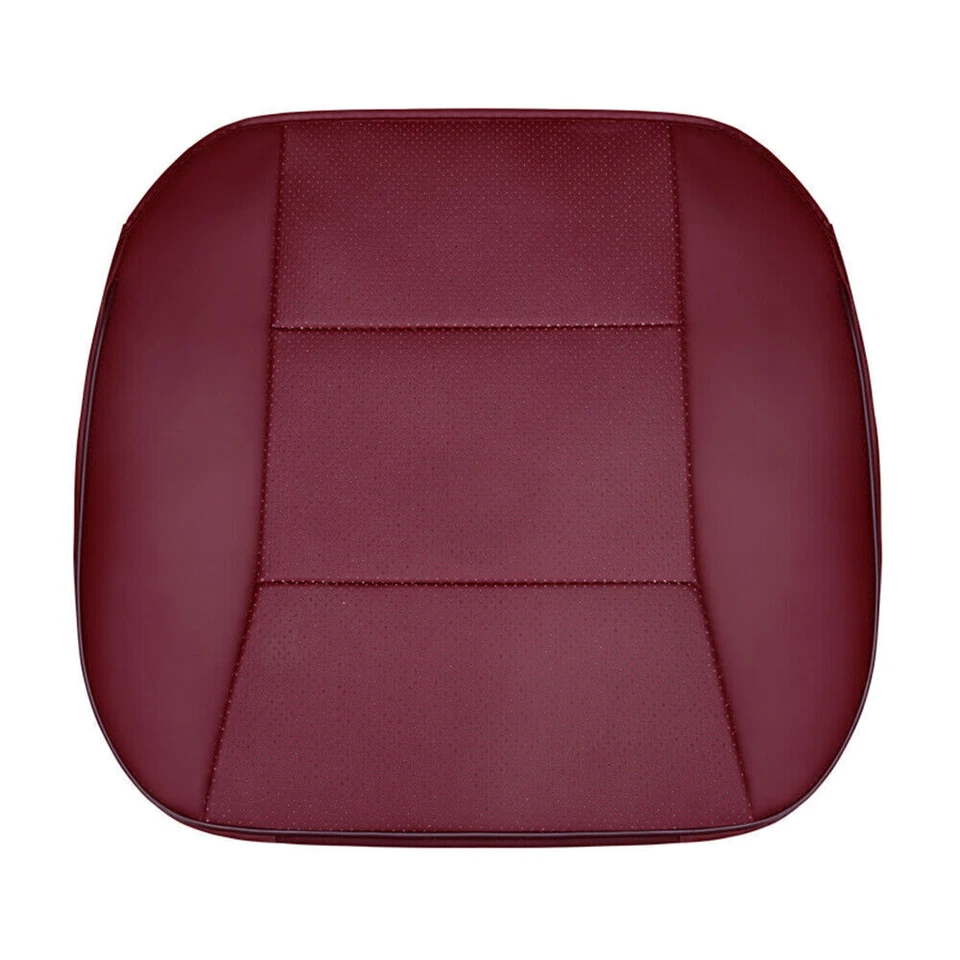 Funda de asiento de coche medio completa envolvente cuero silla delantera cojín alfombrilla protector Foto 3 de 4
