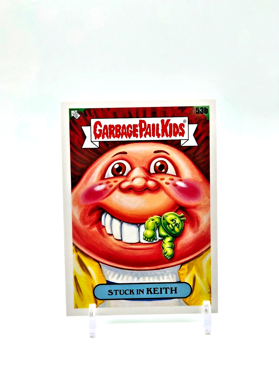 Stuck In Keith STICKER CARD 2021 Garbage Pail Kids Food Fight #53b Stuck In Keith STICKER CARD 2021 Garbage Pail Kids Food Fight #53b