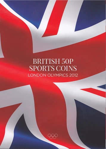 2012 London Olympic Games 50p Collectors album for 30 Coins Xmas GIFT [C]