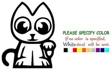 Maneki Neko Lucky Cat Graphic Die Cut decal sticker Car Truck Boat Window 6"