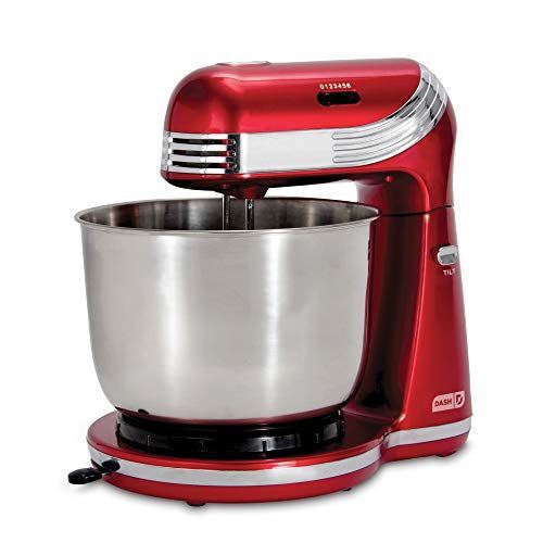 DASH Stand Mixer (Electric Mixer for Everyday Use): 6 Speed Stand Mixer with 3 q