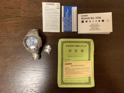 CASIO Wave Ceptor Wristwatches Module No.4765 B0242