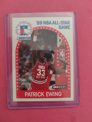 Patrick Ewing New York Knicks Karte NBA Hoops 1990 #159 All Star Game '89