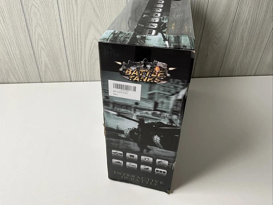 VS SET of 2 - Zegan 1/28 Interactive Battle Tanks RC Tiger 1 M1A2 IR Emitters - Image 3 of 4