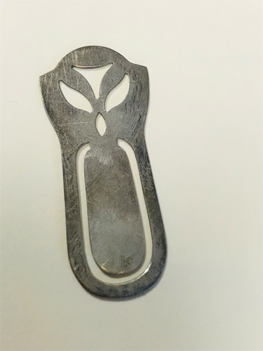Vintage Hallmarked Sterling Silver Abstract Peace Dove Cut-Out Bookmark Bookmark - Bild 11 von 12