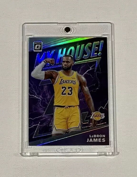LeBron James 2019-20 Donruss Optic MY HOUSE! Silver Holo Prizm #13