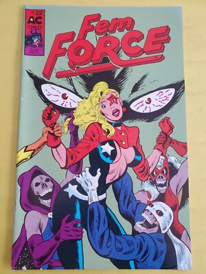 FEMFORCE #22 RICHARD ROME THE COUNT COVER ZOMBIE CAPTIVE BONDAGE 1989
