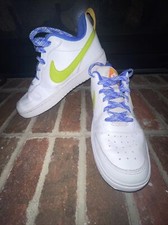 Little Kid's Nike Force 1 LV8 White/Multi-Color-Medium Blue (DQ7770-100) 7Y
