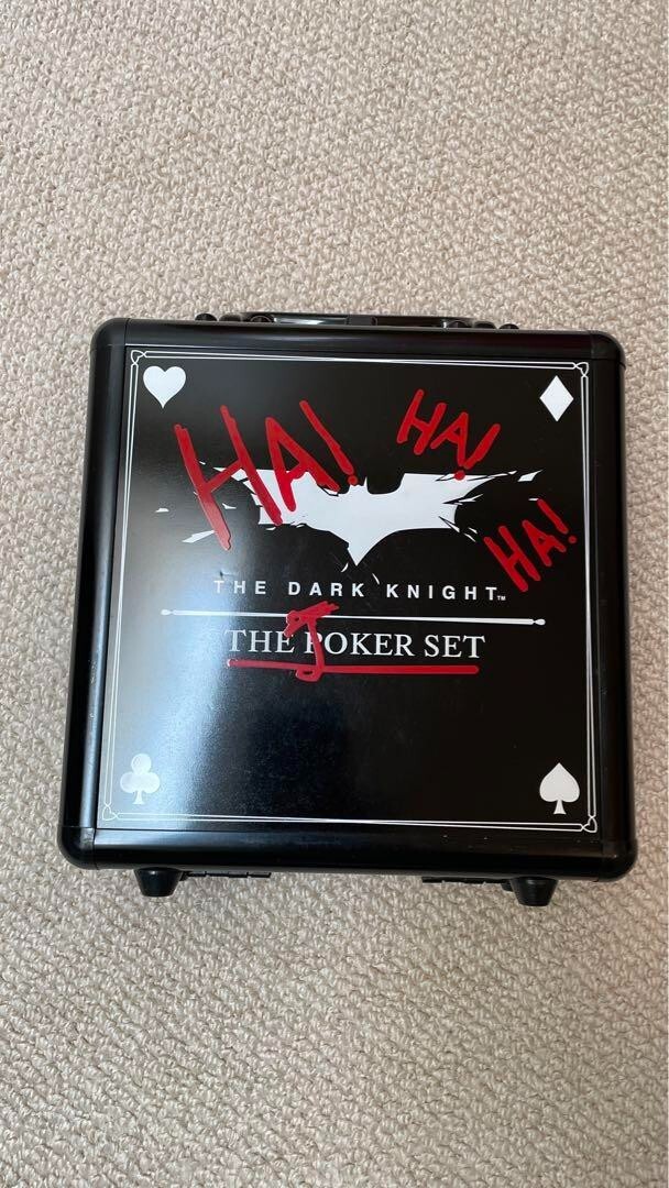 Batman The Dark Knight Joker Poker Set Themed Collectible Movie 