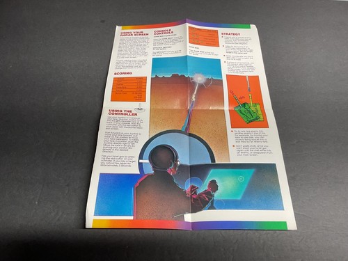 Atari 2600 Battlezone Game And Manual Tested - Picture 4 of 11