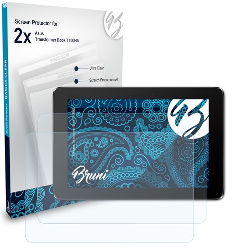 Bruni 2x Proteggi Schermo per Asus Transformer Book T100HA Pellicola Protettiva - Foto 1 di 4
