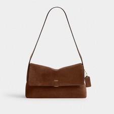 Coach Suede Chelsea Shoulder Bag 30 CDS59 B4WBR NWT Expedited