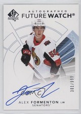 2017-18 SP Authentic Auto Future Watch 301/999 Alex Formenton #149 Auto 2rd