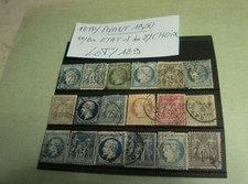 (LOT 108) de 18 timbres avant 1900 (TP/ bon etat et 2 ° CHOIX)