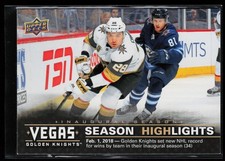 William Carrier 2017-18 Upper Deck Vegas Golden Knights Inaugural Season #45 VGK