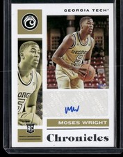 2021 Chronicles Draft Picks #CR-MWR Moses Wright Chronicles Rookie Signatures