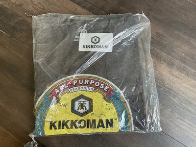Official KIKKOMAN SOY SAUCE T-Shirt Grey Men's Large Soft T-Shirt, NEW!
