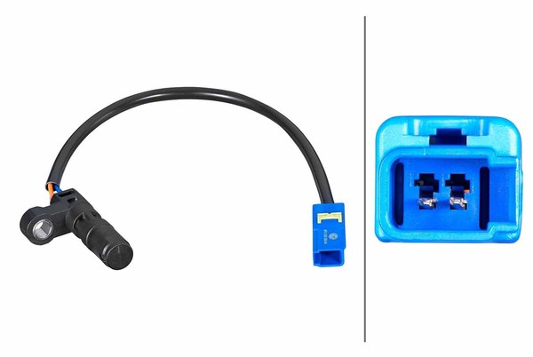 NEU - Hella 6PU358380-041 Sensor, Geschwindigkeit/Drehzahl FüR Audi Seat-image