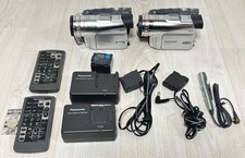 Panasonic NV-GS200 Camcorder 2-Pack Video Cameras Tested LCD Issue