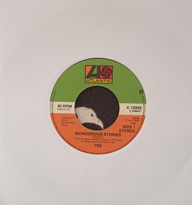 Yes - Wondrous Stories 7'' Atlantic Records 1977