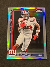 2025 Topps Chrome Football Tyrone Tracy Jr. Refractor #228 - Giants
