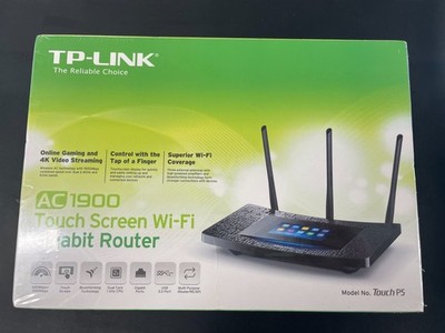Factory New TP-Link AC1900 Touch Screen Wireless Wi-Fi Gigabit Router, Touch P5