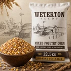 12.5kg Mixed Poultry Corn Feed for Laying Hens and Waterfowl – GM-Free, Clean