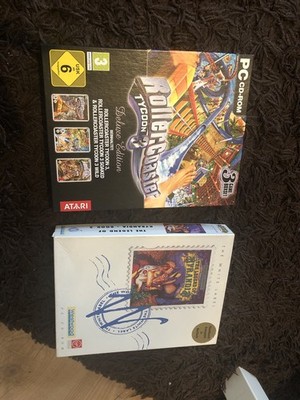 2 PC Spiele auf CD, Roller Coaster Tycoon 3 & The Legend Of Kyrandia Book Three