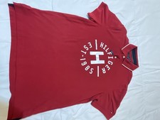 Tommy Hilfiger Polo lMen s shirt, Red Large