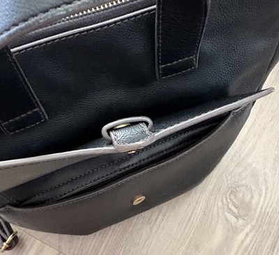 FOSSIL Hunter Black Pebble Leather Backpack #SHB2695001 | eBay