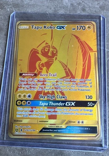 Tapu Koko GX SV93/SV94 Hidden Fates: Shiny Vault Holo