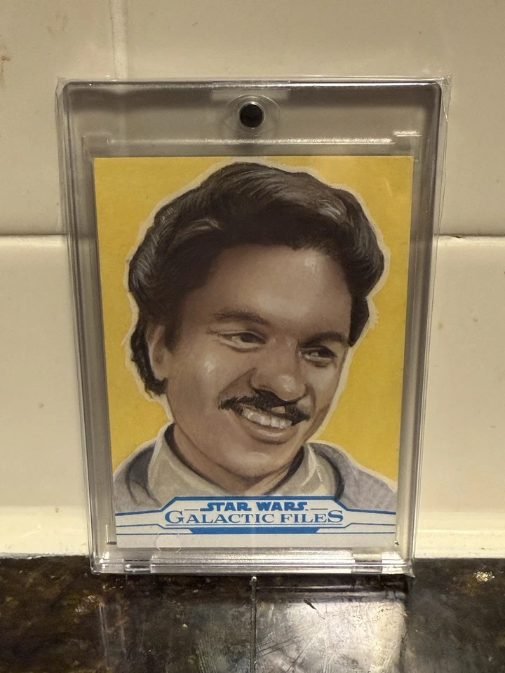 Topps Star Wars Galactic Files Lando Calrissian Sketch 1/1 Auto Card Dan Tearle - Image 2 of 3