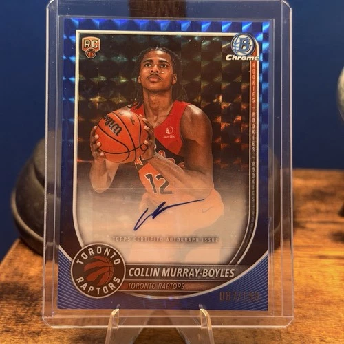 Collin Murray-Boyles 2025-26 Topps Bowman Chrome Blue Geometric Auto /150