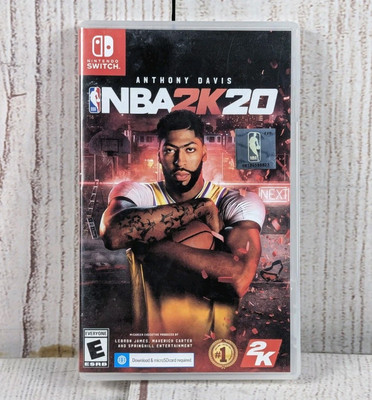 NBA 2K20 (Nintendo Switch, 2020) Complete in Box CIB Manual
