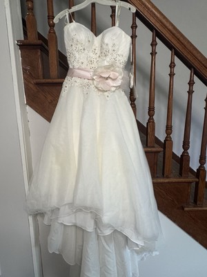 Ivory/Blush, Size 8 Justin Alexander Sincerity Dress Never Wore Still Have Tags