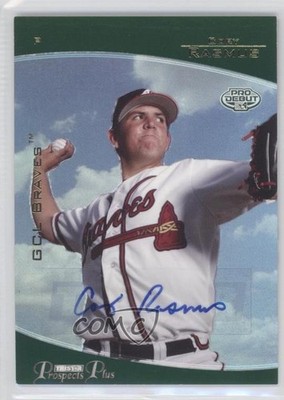 2006 TRISTAR Prospects Plus Gold 2/50 Cory Rasmus #5 Auto 2u3