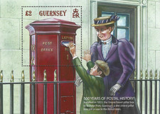2016 Guernsey Sg MS1630 500 Years of Postal History MNH