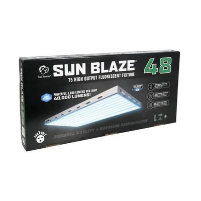 Sun Blaze T5 LED 48 - 4 ft Fixture, 8 Lamp, 240V - Indoor Grow Light 