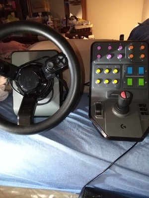Logitech G Saitek Farm Sim Heavy Equipment - Steering Wheel & Side Panel ONLY
