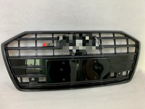 19-21 Audi A6 C8 con griglia anteriore nera lucida in stile S6 e logo argentato - Foto 2 di 3