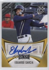 2021 Leaf Draft Base Auto Gold Eduardo Garcia #BA-EG1 Auto 10k8